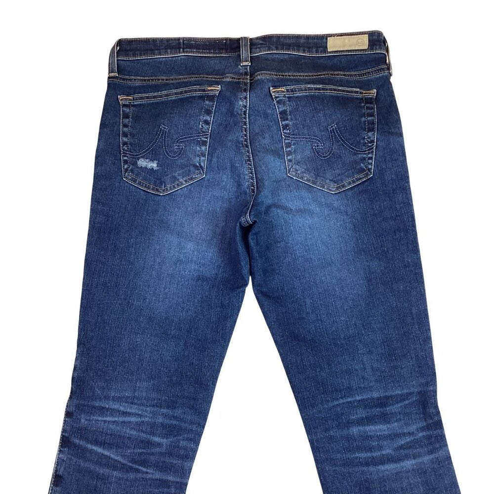 Adriano Goldschmied Legging Skinny Jeans Distressed Raw Hem Womens 30R - Picture 5 of 12